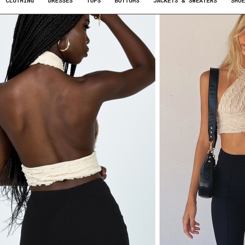 Princess Polly Chayse Top Beige